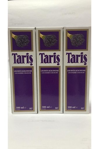 Tariş Lavanta Cam Şişe Kolonya 3x300 ml