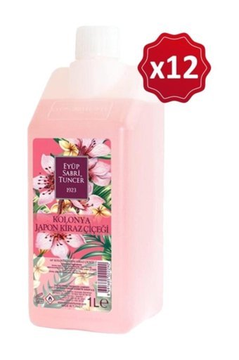 Eyüp Sabri Tuncer Japon Kiraz Çiçeği Kolonya 12x1 lt