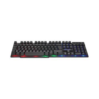 Everest KM-G77 Ergonomik Siyah Kablolu Klavye Mouse Seti