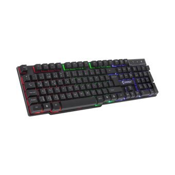Everest KM-G77 Ergonomik Siyah Kablolu Klavye Mouse Seti