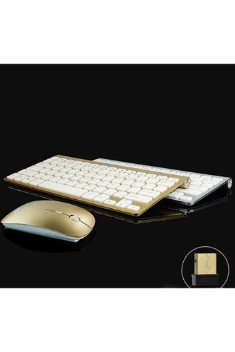Samsung Galaxy Tab S7 Gold Kablosuz Klavye Mouse Seti