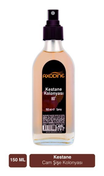 Axodine Kestane Çiçeği Cam Şişe Kolonya 150 ml
