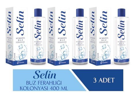 Selin Buz Ferahlığı Kolonya 3x400 ml