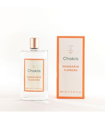 Chakra Mandaline Flowers Cam Şişe Kolonya 200 ml