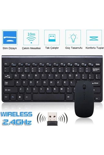 Samsung Galaxy Tab Beyaz Kablosuz Klavye Mouse Seti