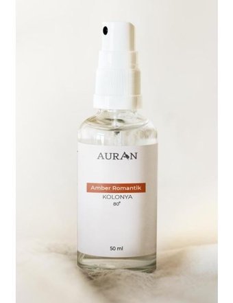 Auran Romantik Cam Şişe Kolonya 50 ml