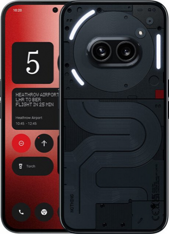 Nothing Phone (2a) 128 GB Hafıza 8 GB Ram 6.7 inç 50 MP Çift Hatlı AMOLED Ekran Android Akıllı Cep Telefonu Siyah