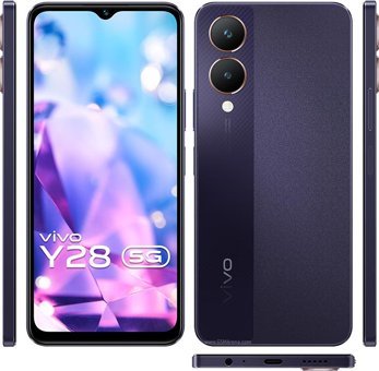 Vivo Y28 128 GB Hafıza 4 GB Ram 6.56 inç 50 MP Çift Hatlı IPS LCD Ekran Android Akıllı Cep Telefonu Mor