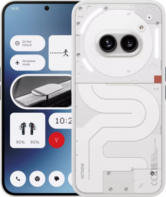 Nothing Phone (2a) 256 GB Hafıza 12 GB Ram 6.7 inç 50 MP Çift Hatlı AMOLED Ekran Android Akıllı Cep Telefonu Beyaz