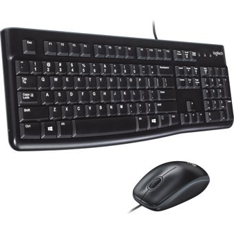Logitech MK120 Siyah Kablolu Klavye Mouse Seti