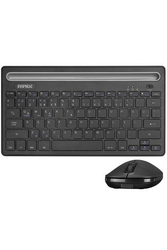 Everest KM-BT803 Siyah Kablosuz Klavye Mouse Seti