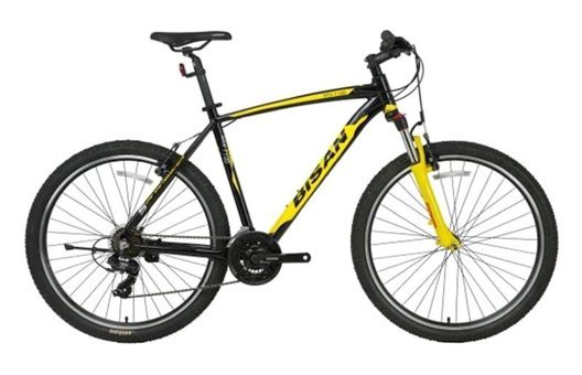 Bisan Mtx 7100 26 Jant 21 Vites Dağ Bisikleti Sarı