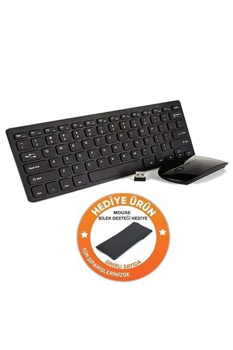 Zineets ZN-8030S Siyah Kablosuz Klavye Mouse Seti