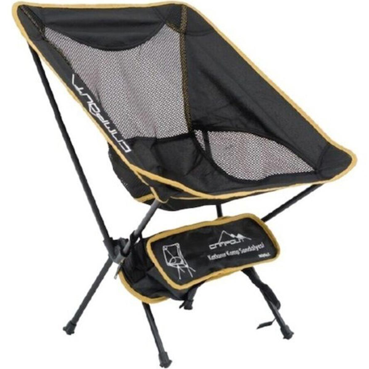 Nurgaz Campout Pratik Kamp Sandalyesi Siyah