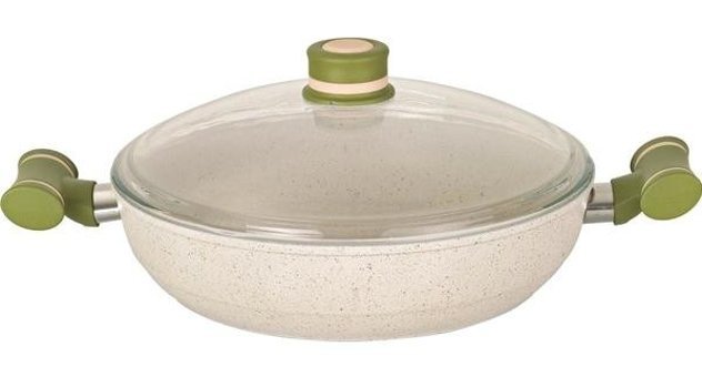 Mehtap Bamboo Stone 28 cm Teflon Karnıyarık Tenceresi