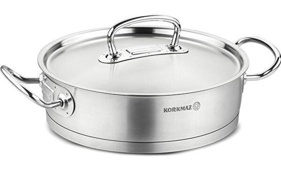 Korkmaz Proline 28x8 cm Çelik Tencere