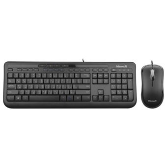 Microsoft 3J2-00009 Siyah Kablolu Klavye Mouse Seti