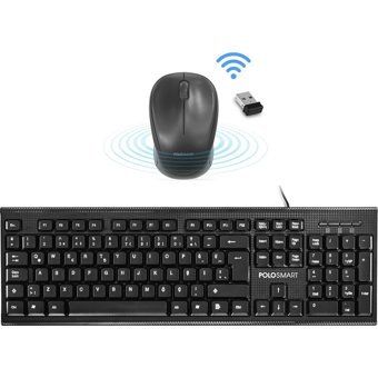 Polosmart PSK01-PSWM03 Siyah Kablolu Klavye Mouse Seti