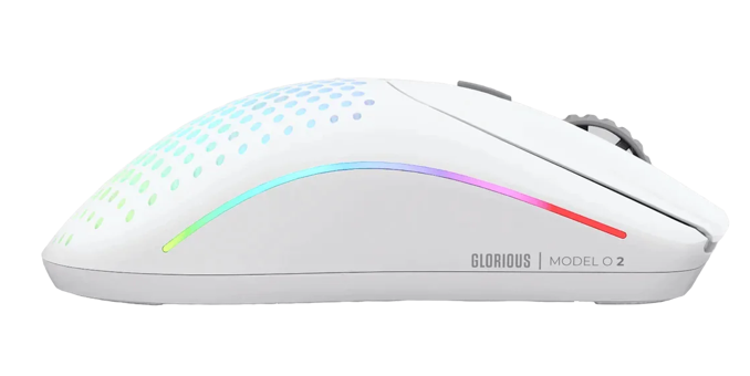 Glorious O2 Kablosuz Beyaz Optik Gaming Mouse