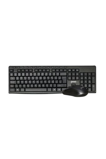 Preo Km05 Siyah Kablosuz Klavye Mouse Seti