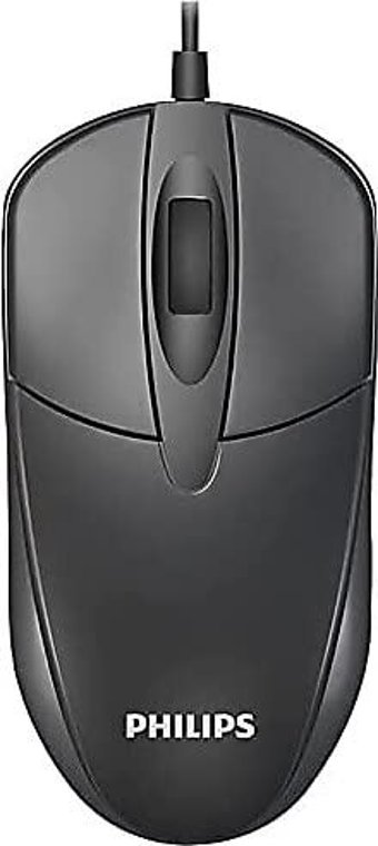 Philips SPK7105 Kablolu Siyah Optik Mouse