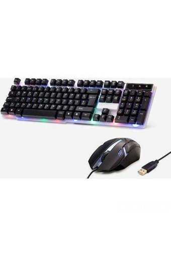 Concord C-56 Işıklı Siyah Kablolu Klavye Mouse Seti