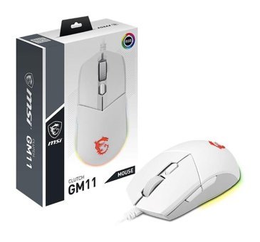Msi CLUTCH GM11 Kablolu Beyaz Optik Gaming Mouse