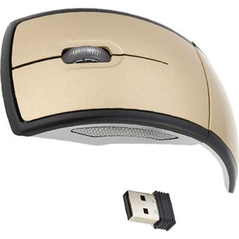Jingyi Kablosuz Bej Siyah Mouse