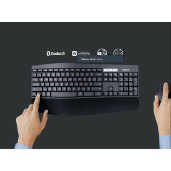 Logitech MK850 Siyah Kablosuz Klavye Mouse Seti