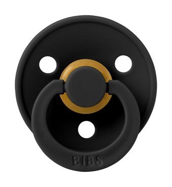 Bibs Colour Black 18 Ay+ Kauçuk Emzik Siyah