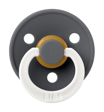 Bibs Colour Iron Glow 0-6 Ay Kauçuk Emzik Gri