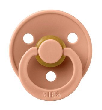 Bibs Colour Peach 0-6 Ay Kauçuk Emzik Pudra