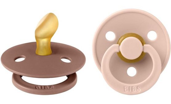 Bibs Colour Blush/Woodchuck 0-6 Ay Kauçuk Emzik Açık Pembe