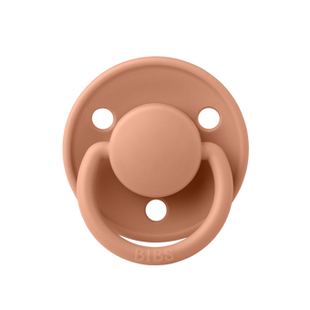 Bibs De Lux No:2 Peach 6-18 Ay Kauçuk Emzik Pembe