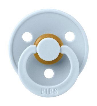 Bibs Colour Baby Blue 0-6 Ay Kauçuk Emzik Bebe Mavisi