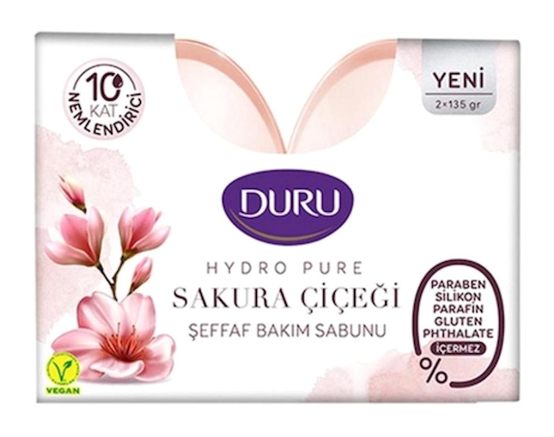 Duru Hydro Pure Organik Sakura Çiçeği Sabun 2x135 gr