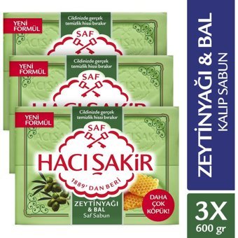 Hacı Şakir Bal-Zeytinyağ Sabun 12x150 gr