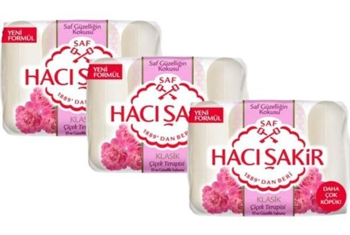Hacı Şakir Çiçek Tazeliği Sabun 12x70 gr