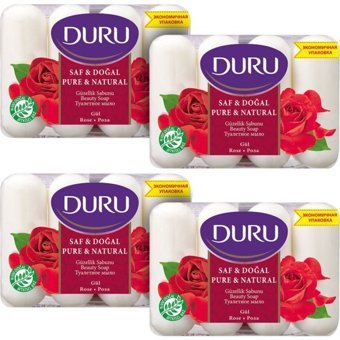 Duru 50.yıl Özel Seri Gül Sabun 4x280 gr