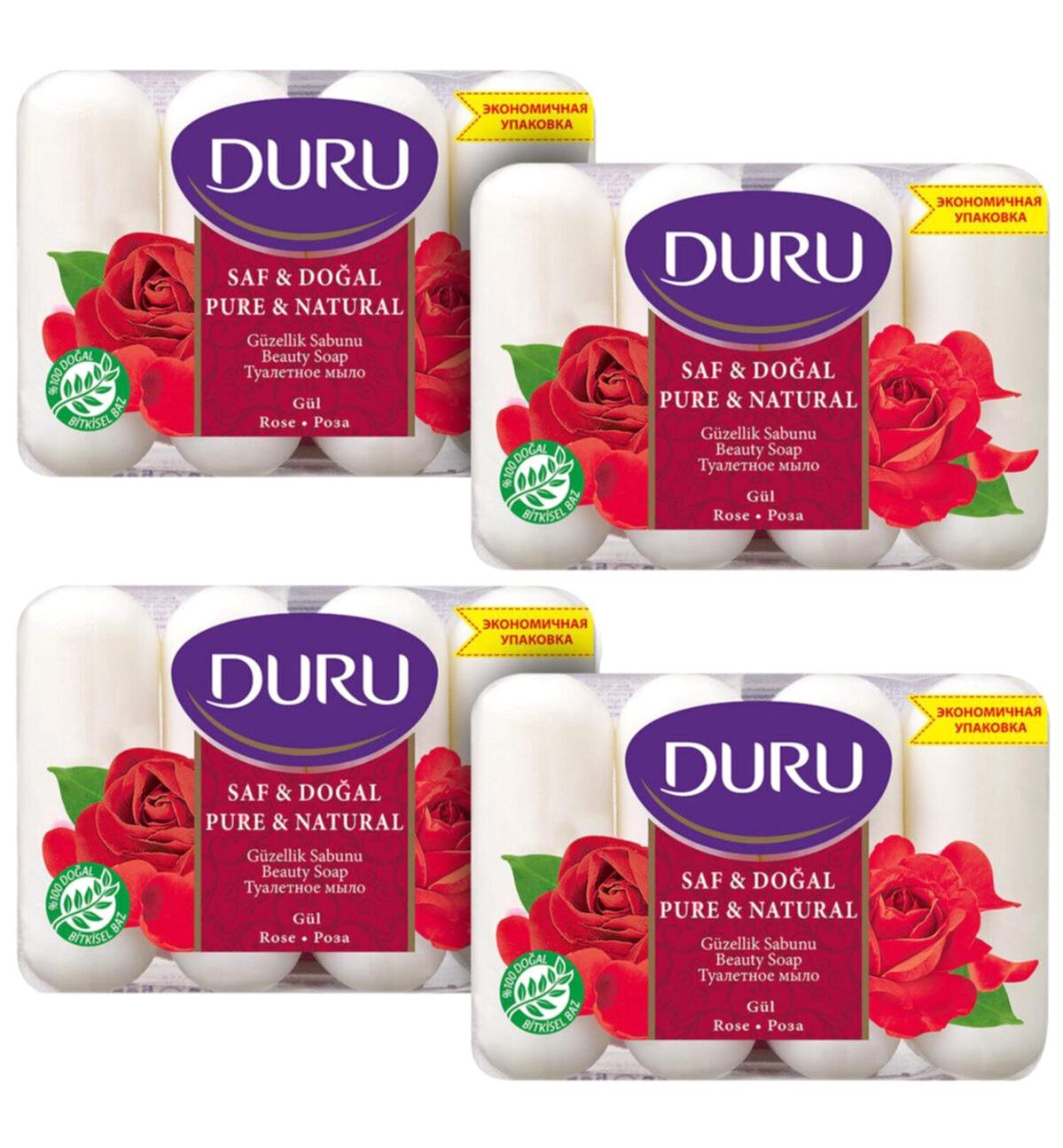 Duru 50.yıl Özel Seri Gül Sabun 4x280 gr