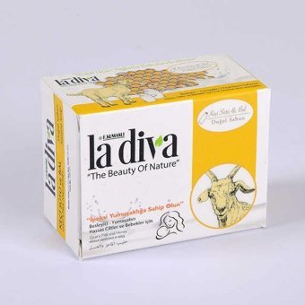La Diva Gözenek Sıkılaştırıcı Sivilce Akne Siyah Nokta Karşıtı Bal-Keçi Sütü Sabun 100 gr