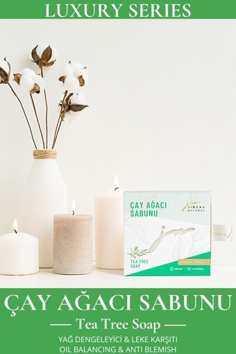 Jimena Natural Luxury Series Organik Antibakteriyel Çay Ağacı Sabun 150 gr