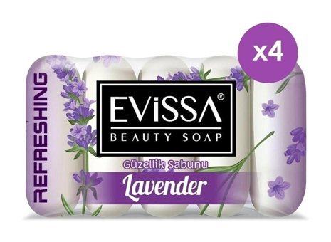 Evissa Güzellik Lavanta Sabun 4x275 gr
