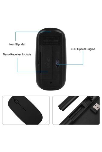 Apera Gn-60 Siyah Kablosuz Klavye Mouse Seti