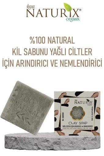Naturix Organik Kil Sabun 125 gr
