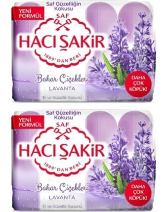 Hacı Şakir Lavanta Sabun 8x70 gr
