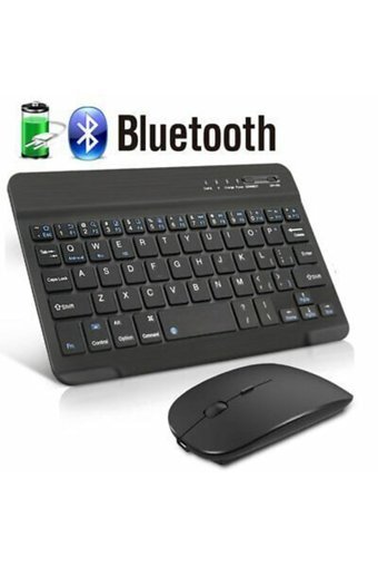 Apple iPad Siyah Kablosuz Klavye Mouse Seti