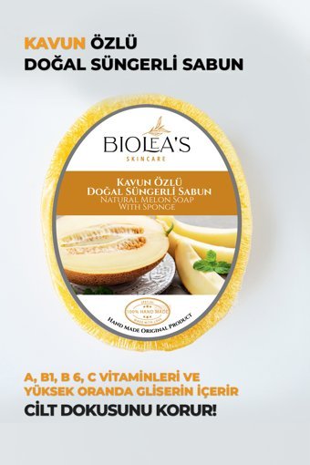 Biolea's Skincare Organik Kavun Sabun 130 gr