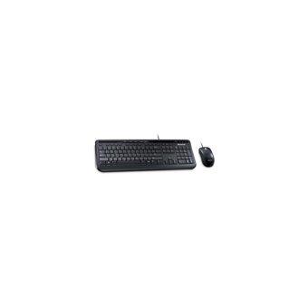 Microsoft Wired Desktop 600 Sessiz Siyah Kablolu Klavye Mouse Seti