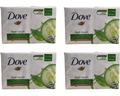 Dove Beauty Cream Bar-Fresh Touch Salatalık-Yeşil Çay Sabun 16x100 gr